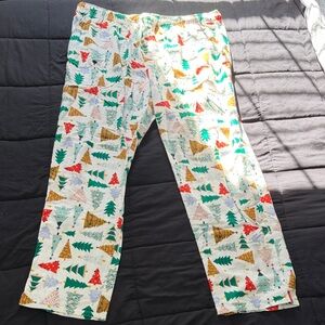Christmas Festive Tree Print Pajama Pants